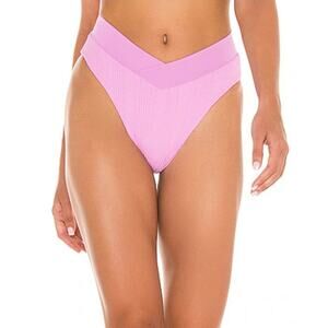 L*Space Court Bikini Bottom Bitsy Cut In Rosebud Pink Size XS NWOT